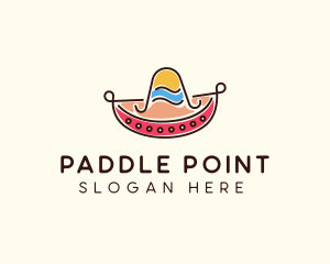 Mexican Sombrero Hat logo design