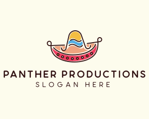 Mexican Sombrero Hat logo design