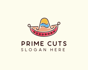 Mexican Sombrero Hat logo design