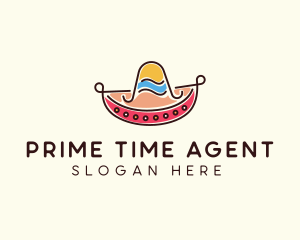 Mexican Sombrero Hat logo design