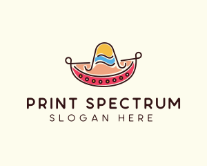 Mexican Sombrero Hat logo design