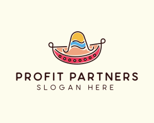 Mexican Sombrero Hat logo design