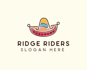 Mexican Sombrero Hat logo design