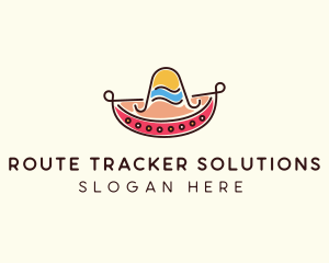 Mexican Sombrero Hat logo design