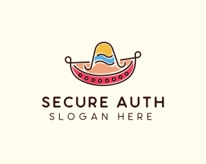 Mexican Sombrero Hat logo design