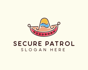 Mexican Sombrero Hat logo design