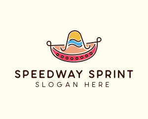 Mexican Sombrero Hat logo design