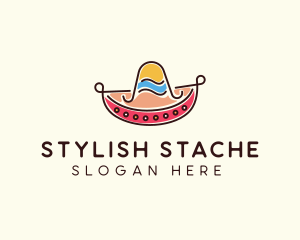 Mexican Sombrero Hat logo design