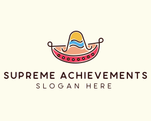 Mexican Sombrero Hat logo design