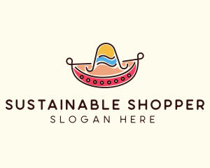 Mexican Sombrero Hat logo design