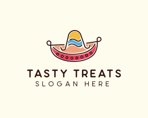 Mexican Sombrero Hat logo design