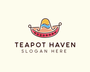 Mexican Sombrero Hat logo design