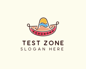 Mexican Sombrero Hat logo design