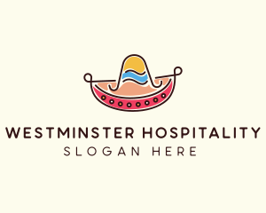 Mexican Sombrero Hat logo design