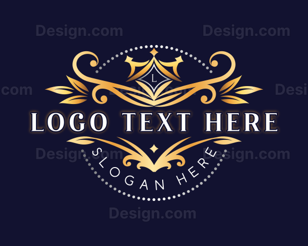 Luxury Ornamental Crown Logo