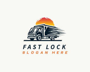 Fast Delivery Truck logo design