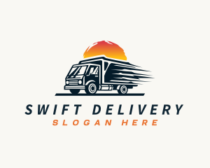 Fast Delivery Truck logo design