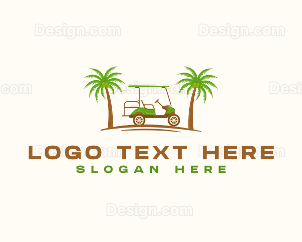 Golf Course Cart Logo