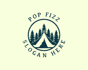 Outdoor Camping Tent Logo