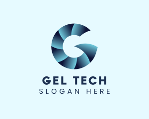 Gradient Tech Letter G logo design