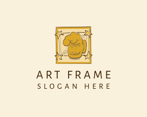 Beer Mug Frame logo design