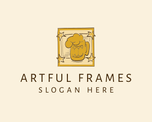 Beer Mug Frame logo design