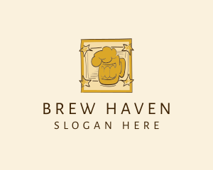 Beer Mug Frame logo design