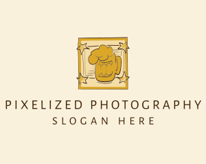 Beer Mug Frame logo design