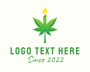 Organic Marijuana Candle  logo