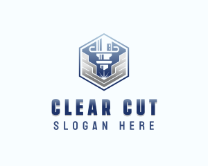 CNC Laser Machinery logo design