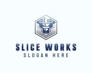 CNC Laser Machinery logo design