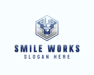 CNC Laser Machinery logo design