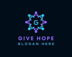 Human Community Foundation logo design