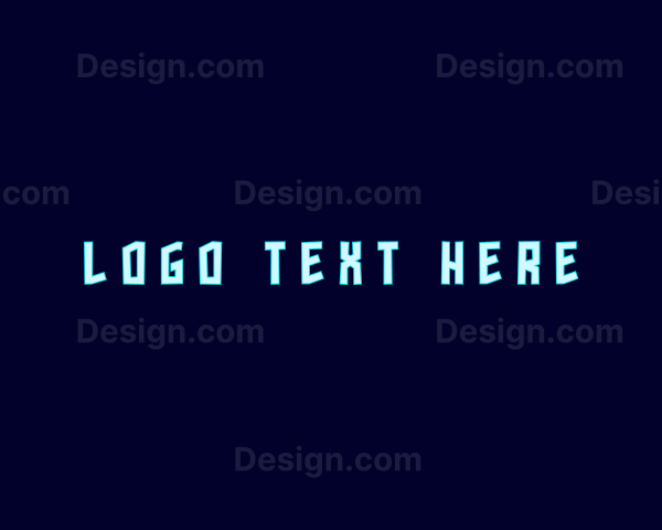 Modern Digital Neon Logo