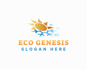 Natural Energy Ventilation logo design