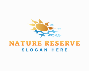 Natural Energy Ventilation logo design