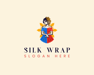 Filipina Filipiniana Dress logo design