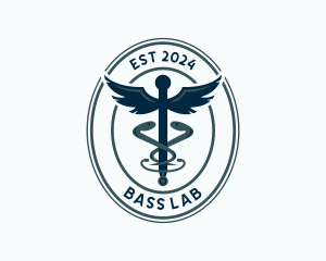 Caduceus Medical Laboratory logo design