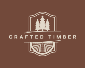 Tree Wood Forest logo design