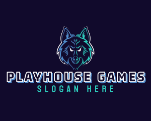 Gaming Wild Wolf  logo design