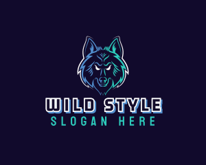 Gaming Wild Wolf  logo design