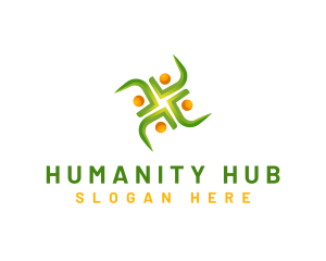 Human Social Community  logo design