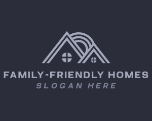 Home Roof Residence logo design