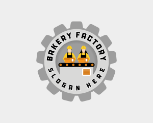 Manufacturing Factory Worker logo design