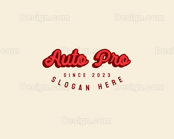 Funky Retro Business Logo