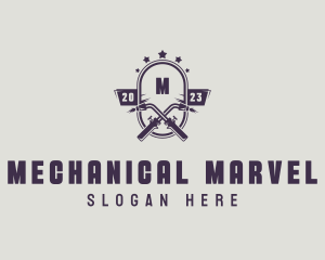 Mechanical Welding Blowtorch logo design