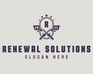 Mechanical Welding Blowtorch logo design