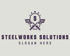 Mechanical Welding Blowtorch logo design