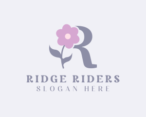 Flower Boutique Letter R logo design