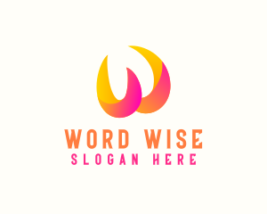 Generic Colorful Letter W logo design